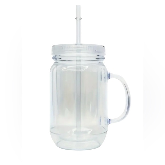 Other - 20 oz Acrylic Double-Walled Mason Jar Tumbler for CUSTOM Snow Globe Tumbler